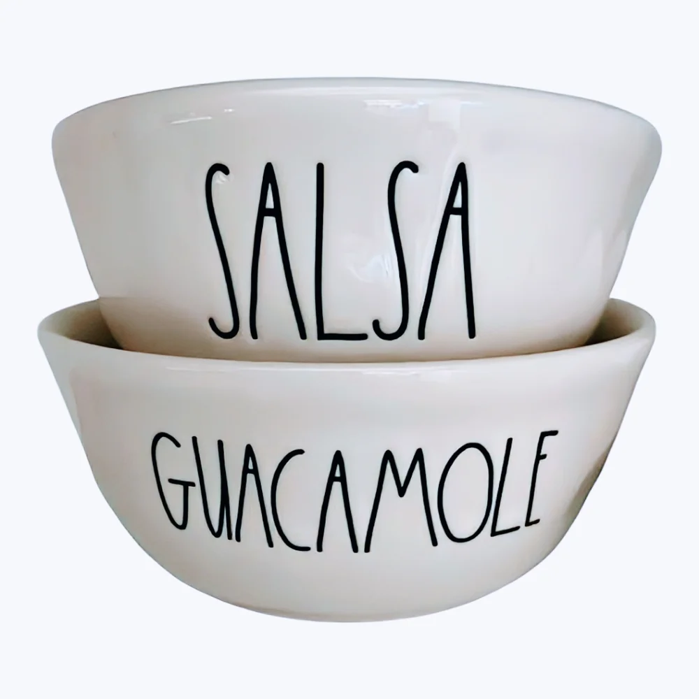 Rae Dunn Taco Holder and Bowls Set - Picture 3 of 5